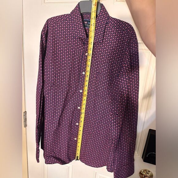 Crab button up shirt 🦀 - See measurements in pics - Picture 6 of 9